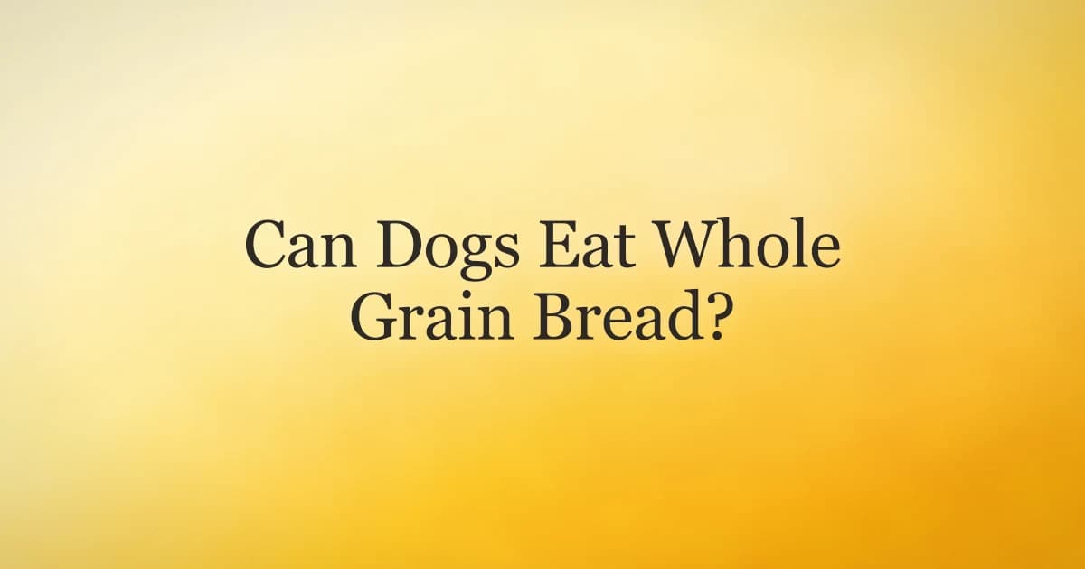 Sliced whole grain bread on a wooden board beside a dog bowl, illustrating bread safety for dogs