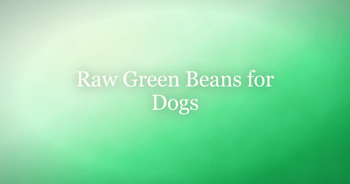 Fresh raw green beans chopped into bite-sized pieces beside a dog waiting for a treat