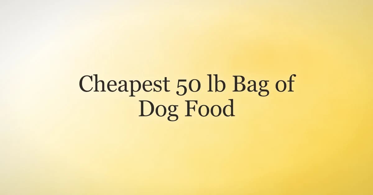 A large 50 pound bag of dry dog food stored in a cool pantry beside a measuring cup and a dog bowl